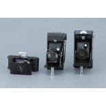 Three Medium Format Folding Cameras
