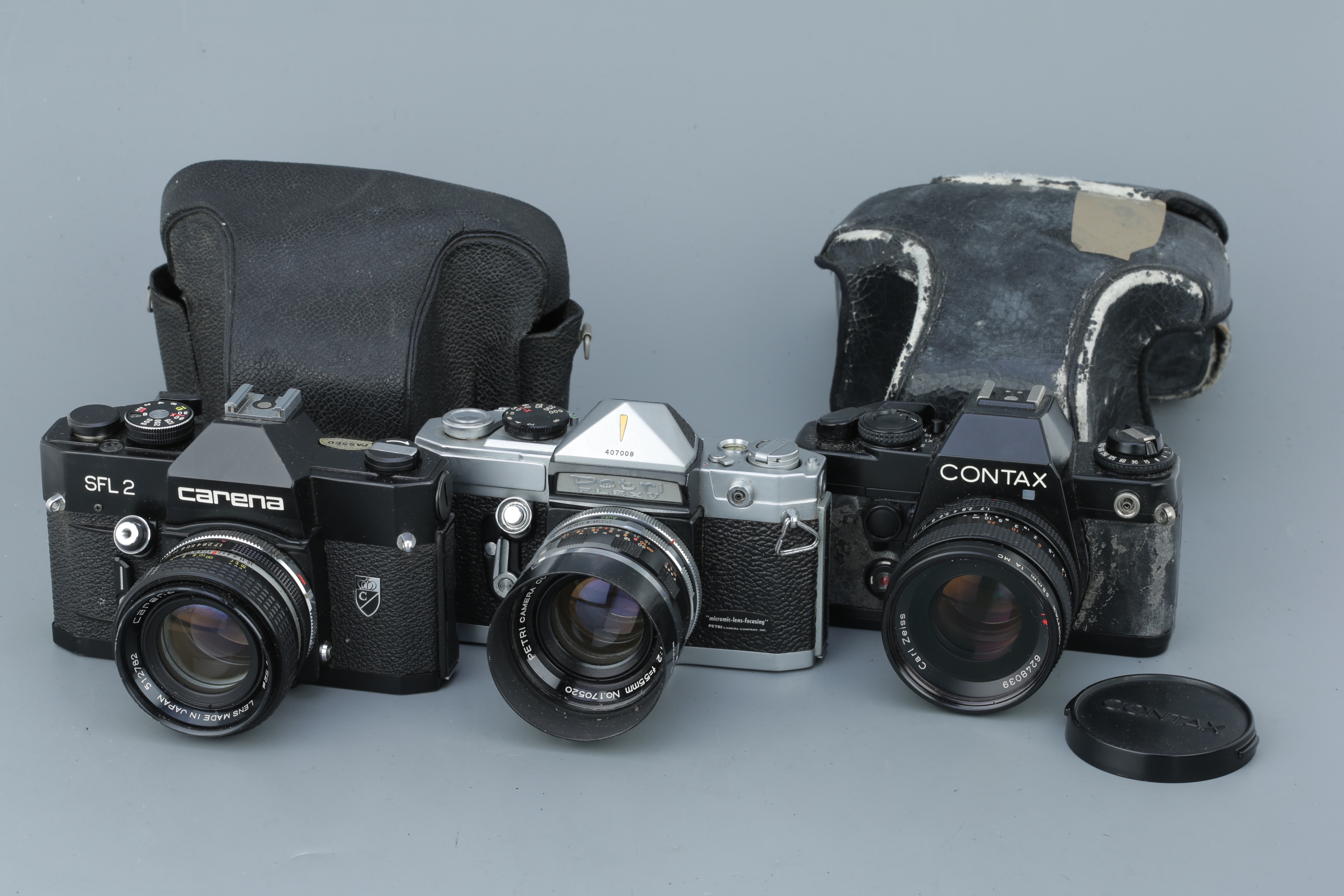 Three 35mm SLR Cameras