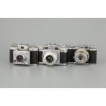 Three 35mm Film Cameras