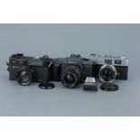 Three 35mm Cameras