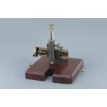 An Unusual Micrometer Measuring Microscope By Beck,