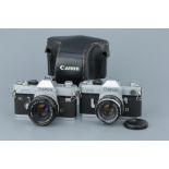 Two Canon SLR Cameras