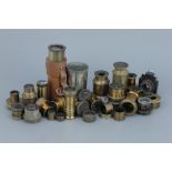 Collection Or Microscope & Telescope Lenses,
