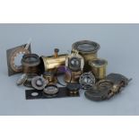 A Selection of Various Brass Lens Parts,