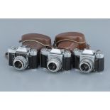 Three Royer Savoyflex Cameras,