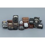 A Selection of Various Light Meters,