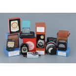 A Selection of Various Light Meters,