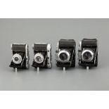 Four Balda Folding Cameras