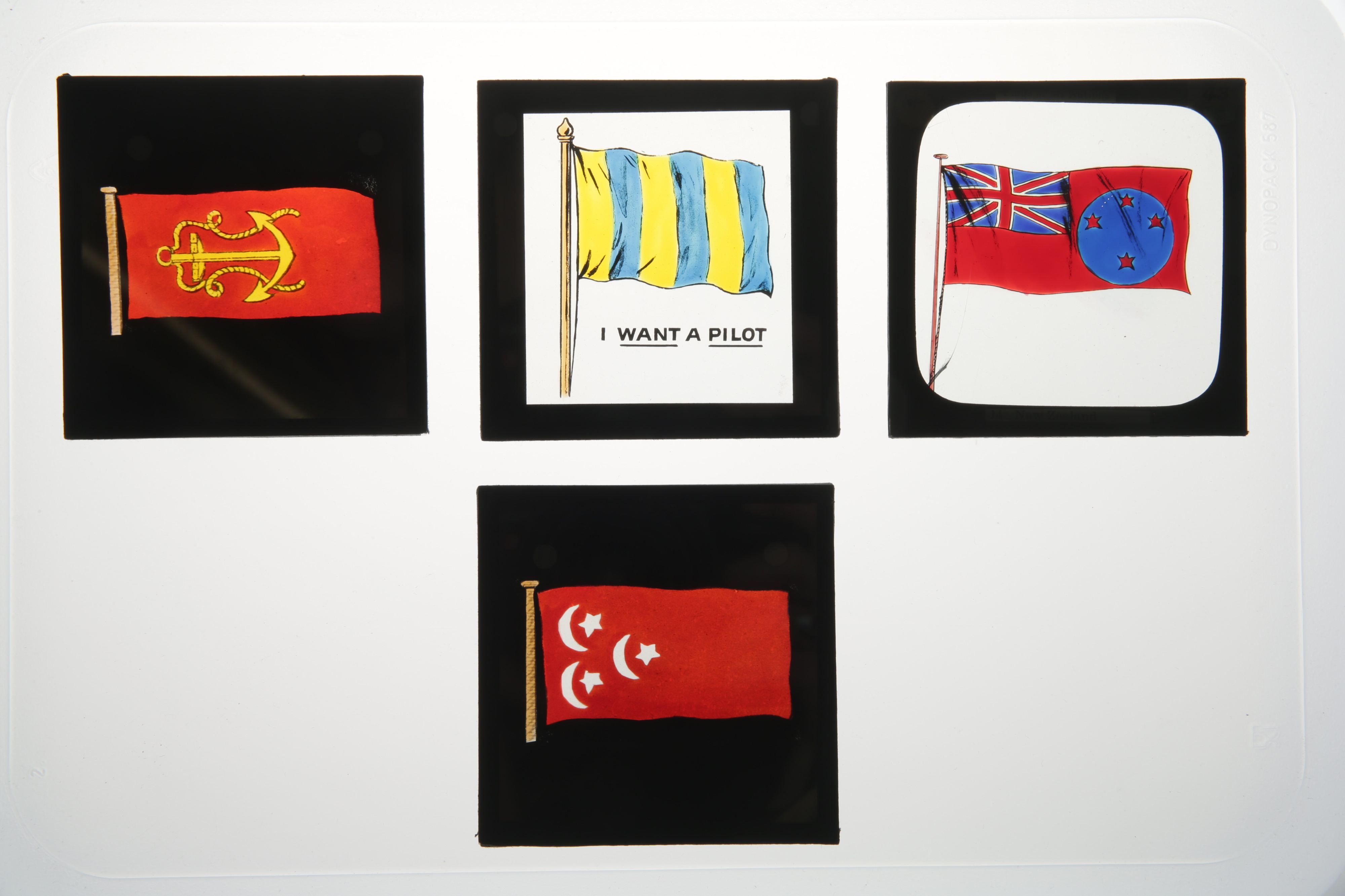 Magic Lantern Slides of National Flags, - Image 2 of 6