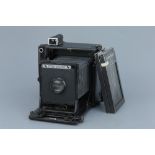 A Graflex Speed Graphic 5x4" Press Camera,