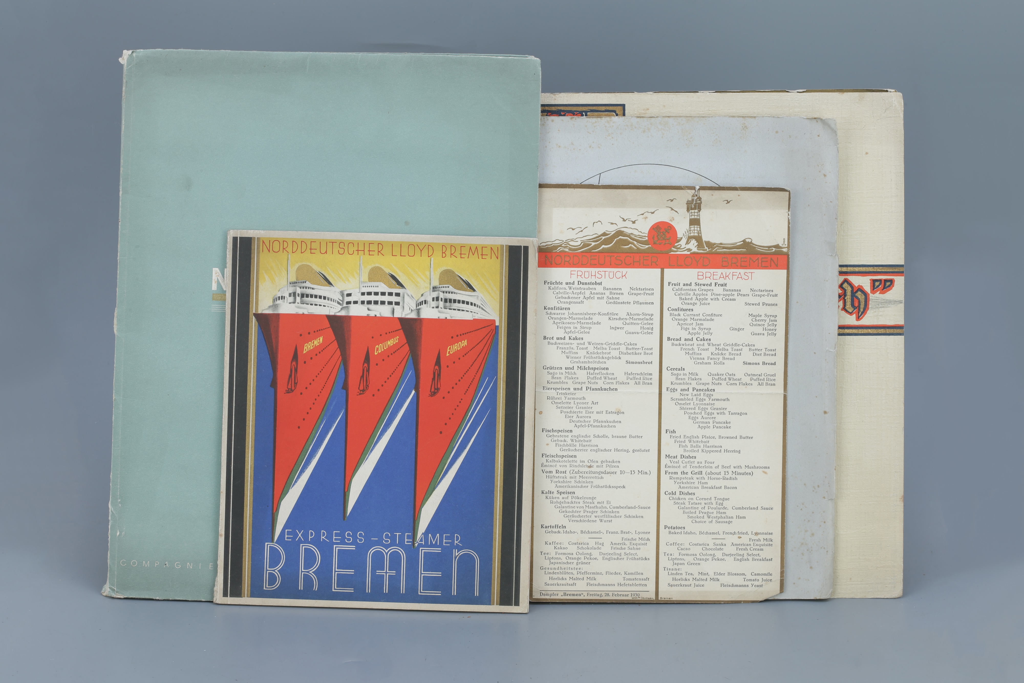 Collection of Cruise Ship Booklets from the 1930's,