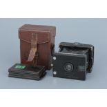 A Stereoscopic Co. 'Vesca' Luxus Folding Strut Camera,