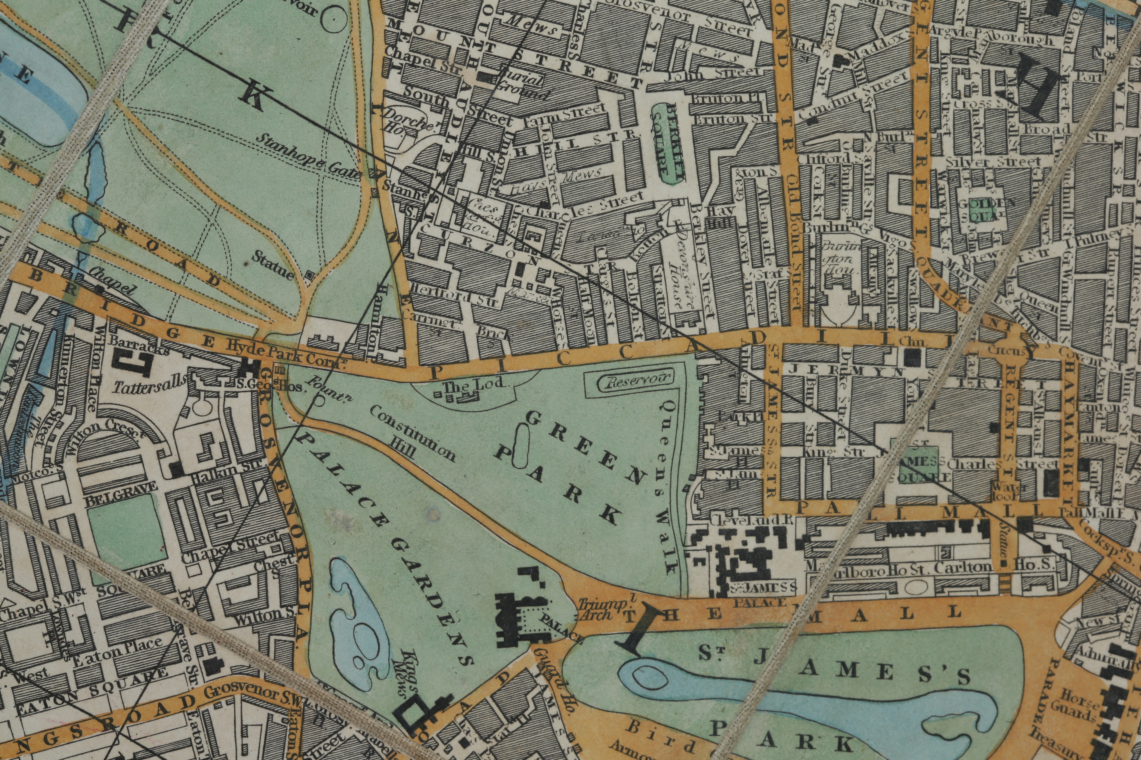 Cruchley's New Plan of London of 1833, - Image 4 of 5