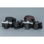 Four 35mm SLR Cameras