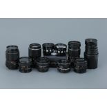 A Selection of Camera Lenses
