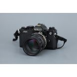 A Nikon FM2 SLR Camera