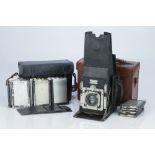 A Newman & Guardia Folding Reflex Camera,