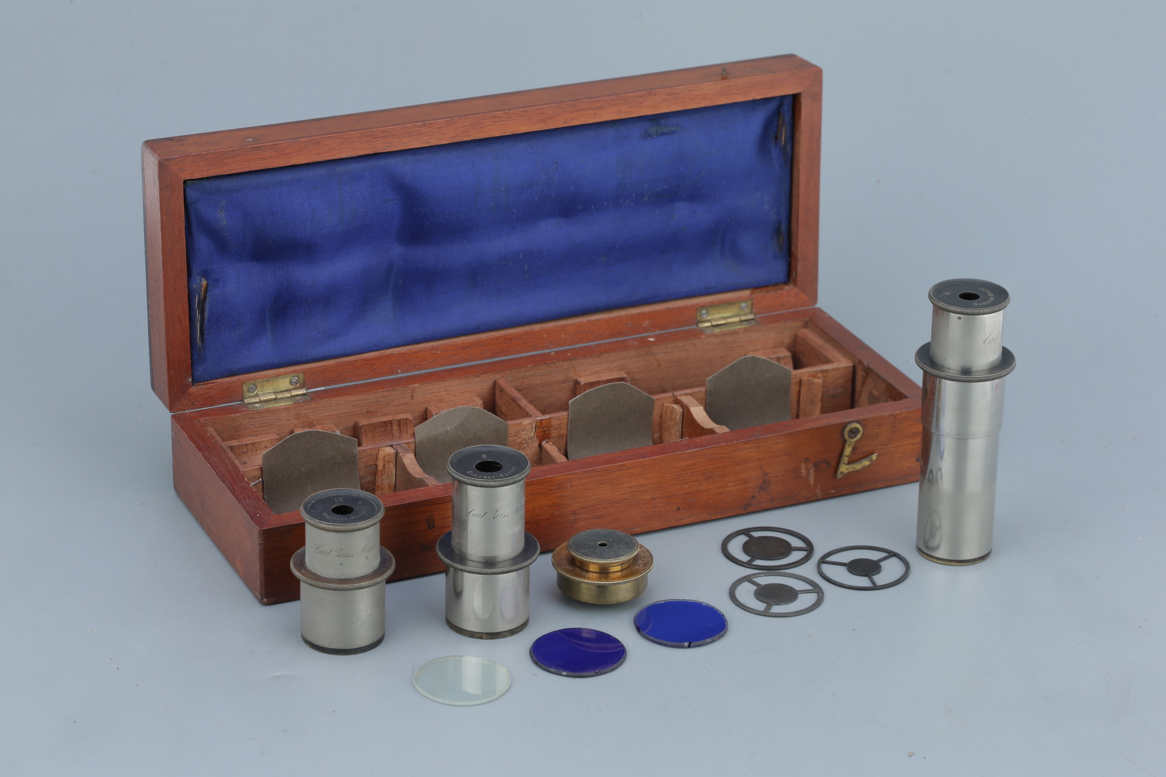 A Set of Zeiss Microscope Eyepieces,