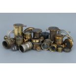 A Selection of Various Brass Lens Parts,