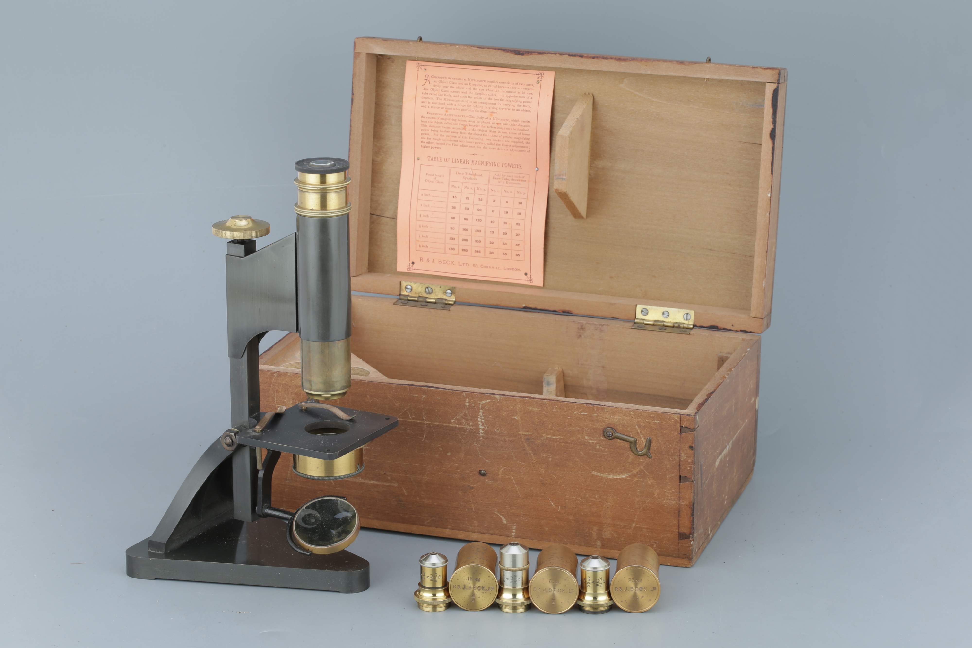 A Beck Star Microscope,