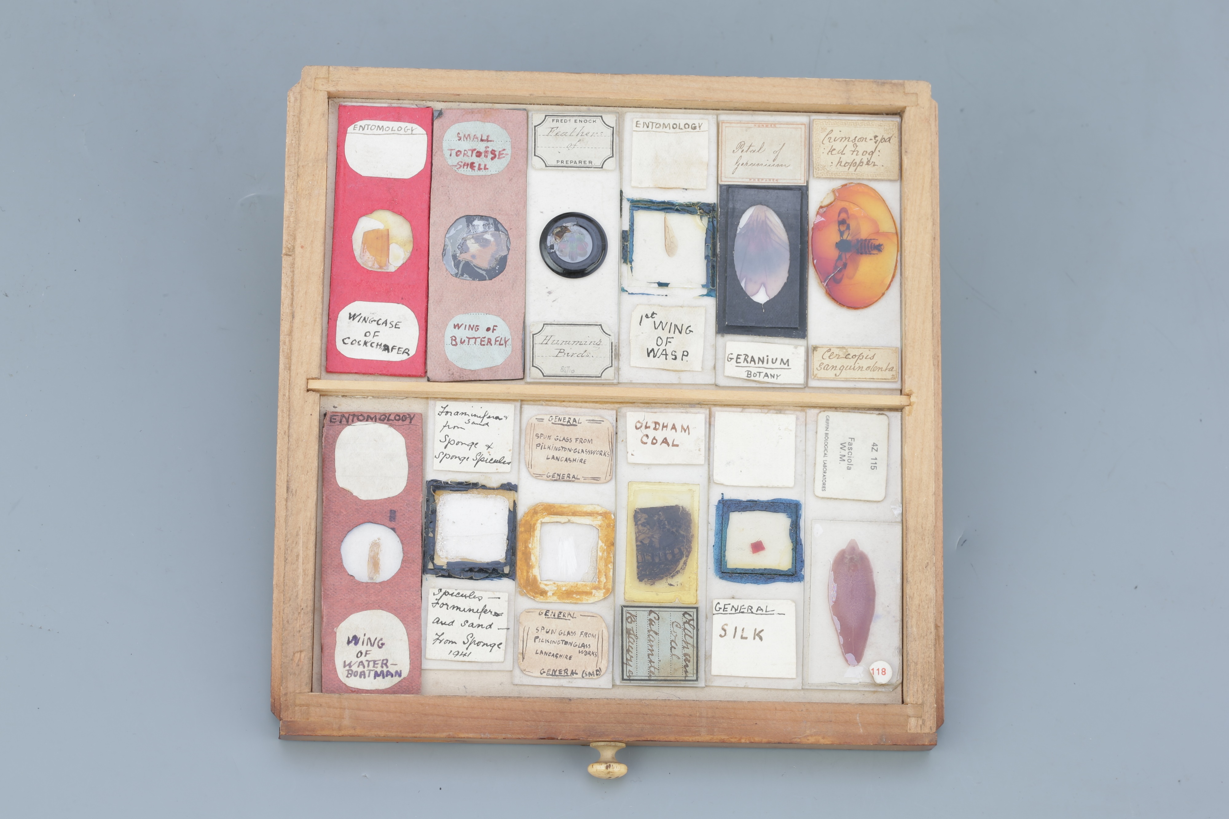 Small Cabinet of Microscope Slides, - Image 10 of 13