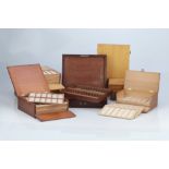 Collection of Microscope Slide Cases,