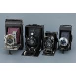 Four Voigtlander Folding Cameras,