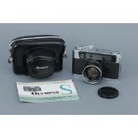 An Olympus S Rangefinder Camera,