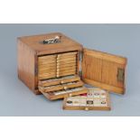Small Cabinet of Microscope Slides,