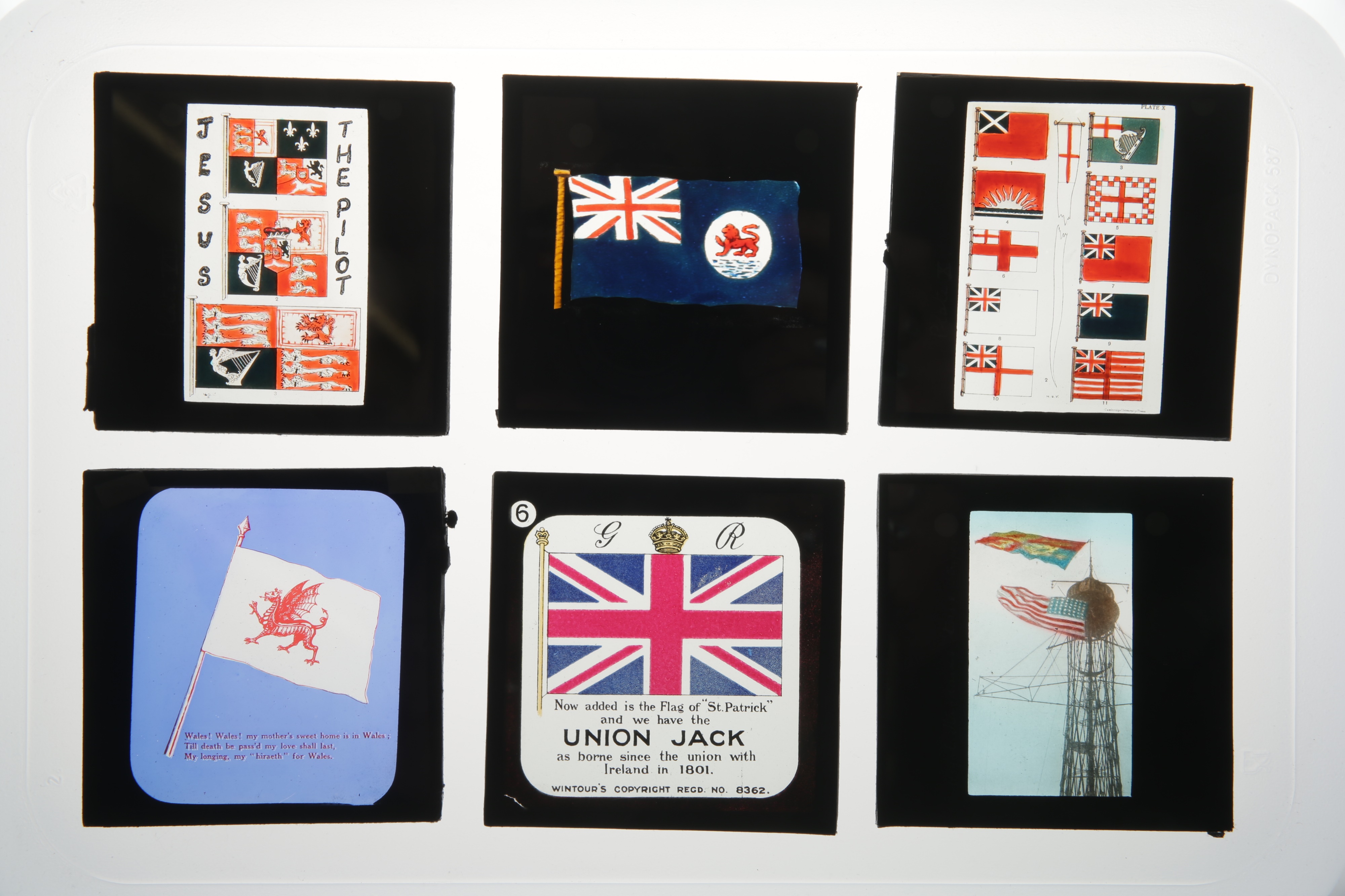 Magic Lantern Slides of National Flags, - Image 3 of 6
