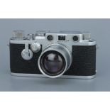 A Leica IIIf Delay Rangefinder Camera,