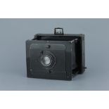 A Voigtlander 13x18cm Klapp-Camera,