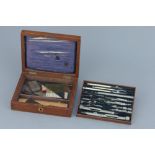 German Silver Drawing Instruments By Stanley,