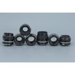 A Selection of Nikon Manual Focus Lenses,
