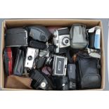 A Selection of Various Compact Cameras,