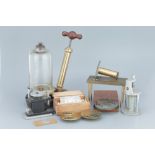 Collection Of Microscope Slide Preparation Equipment,