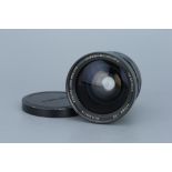 A Super-Komura f/3.5 50mm lens,