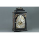A Mid 18th Century Ebonised Bracket Clock, Bearing Signature of Gulielmus Short,