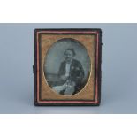 Daguerreotype Portrait of a Seated Gentleman,