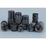 A Small Selection of Various Lenses,