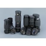 A Selection of Telephoto Lenses,