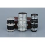 Three D Mount Cine Lenses,