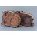 A Pair of Leather Heliograph Cases,