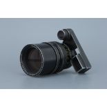 A Leitz Elmarit f/2.8 135mm lens,