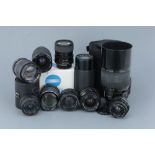 A Selection of Various Lenses,