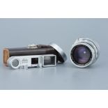 A Leica Summicron f/2 50mm Lens with Near Focusing Range,