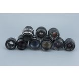 A Selection of Camera Lenses,