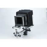 A Sinar 8x10" Large Format Monorail Camera,