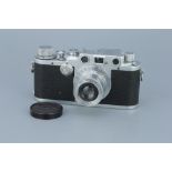 A Leica IIIc Rangefinder Camera,