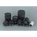 A Selection of Various Lenses,